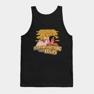 Fear and Loathing Tribute: Immortalizing Raoul Duke's Drug Inventory Scene Tank Top